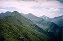 pe Muchia Taratei spre cabana Podragu, Fagaras