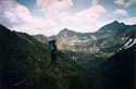 pe Muchia Taratei spre cabana Podragu, Fagaras