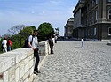 In curtea Palatului Regal - Budapesta